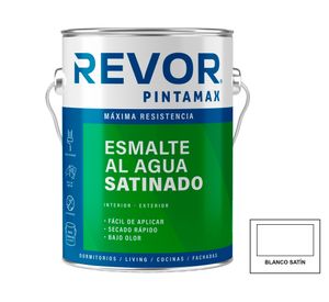 Esmalte al agua blanco Satín 1 gl