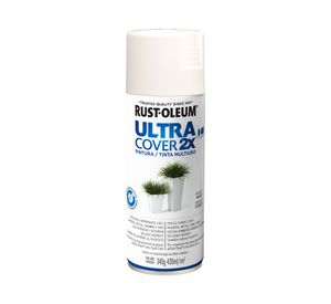 Pintura spray 340 gr Ultra Cover 2X blanco mate Rust-Oleum