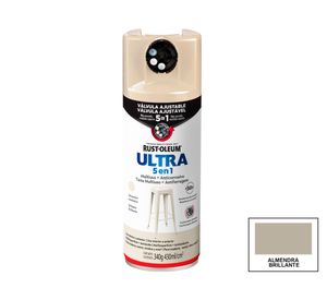 Pintura spray 340 g Ultra 5 en 1 almendra brillante