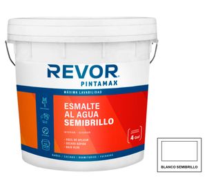 Esmalte al agua blanco Semi brillante 15 l