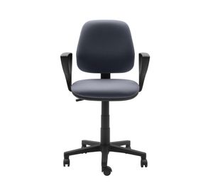 Silla de escritorio Rudy media gris Contatto