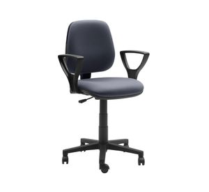 Silla de escritorio Rudy media gris Contatto