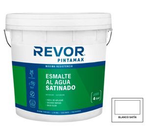 Esmalte al agua blanco satín 15 lt
