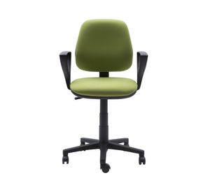 Silla de escritorio Rudy media verde Contatto