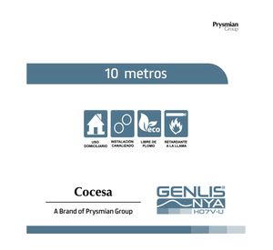 Cocesa Alambre nya 2,5 mm 10 m 750 volts genlis-eco blanco Cocesa
