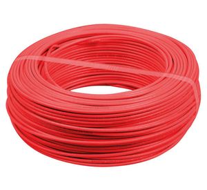 Alambre nya 2,5 mm 50 m H07V-U rojo Cocesa
