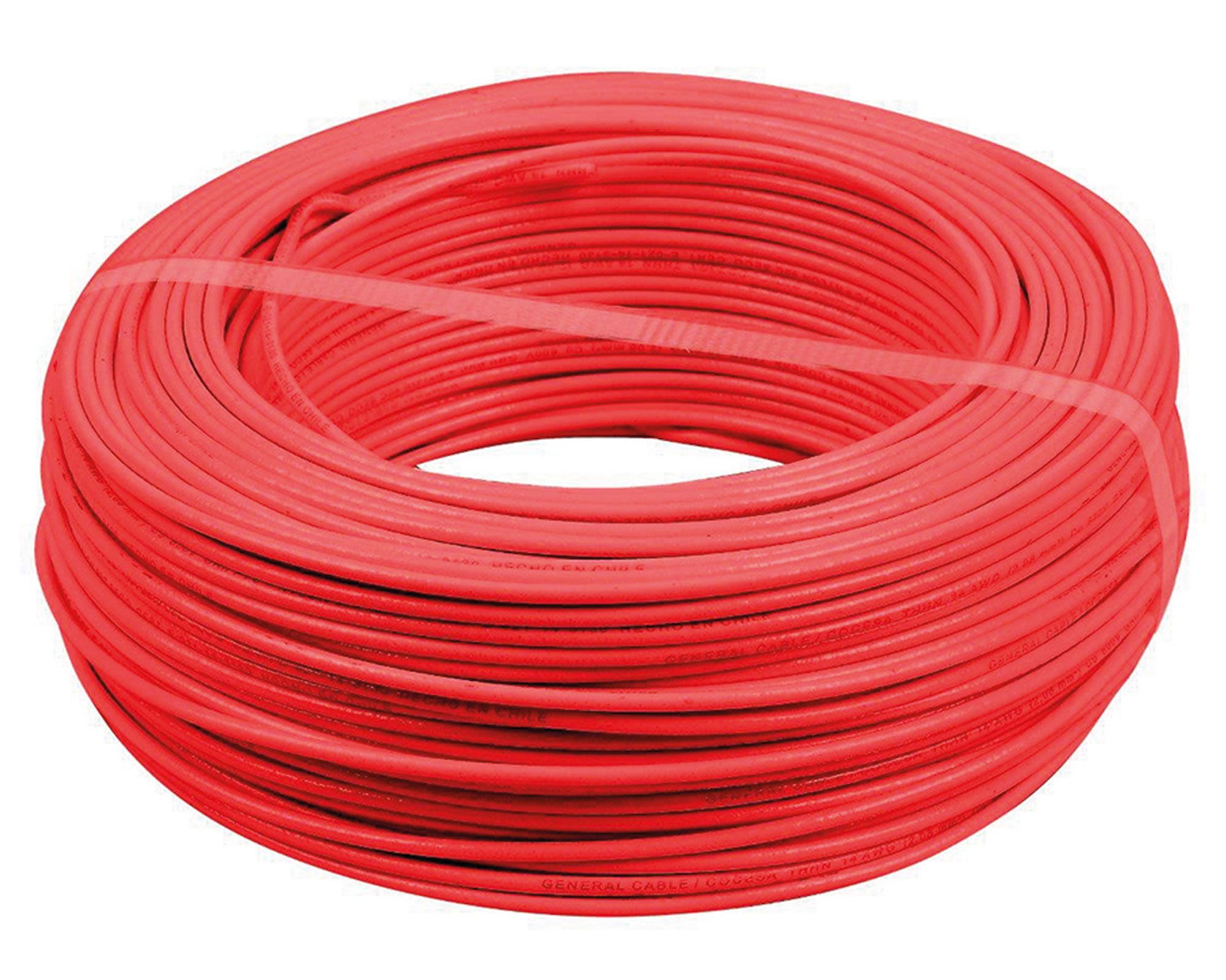 Alambre nya 2,5 mm 50 m H07V-U rojo Cocesa