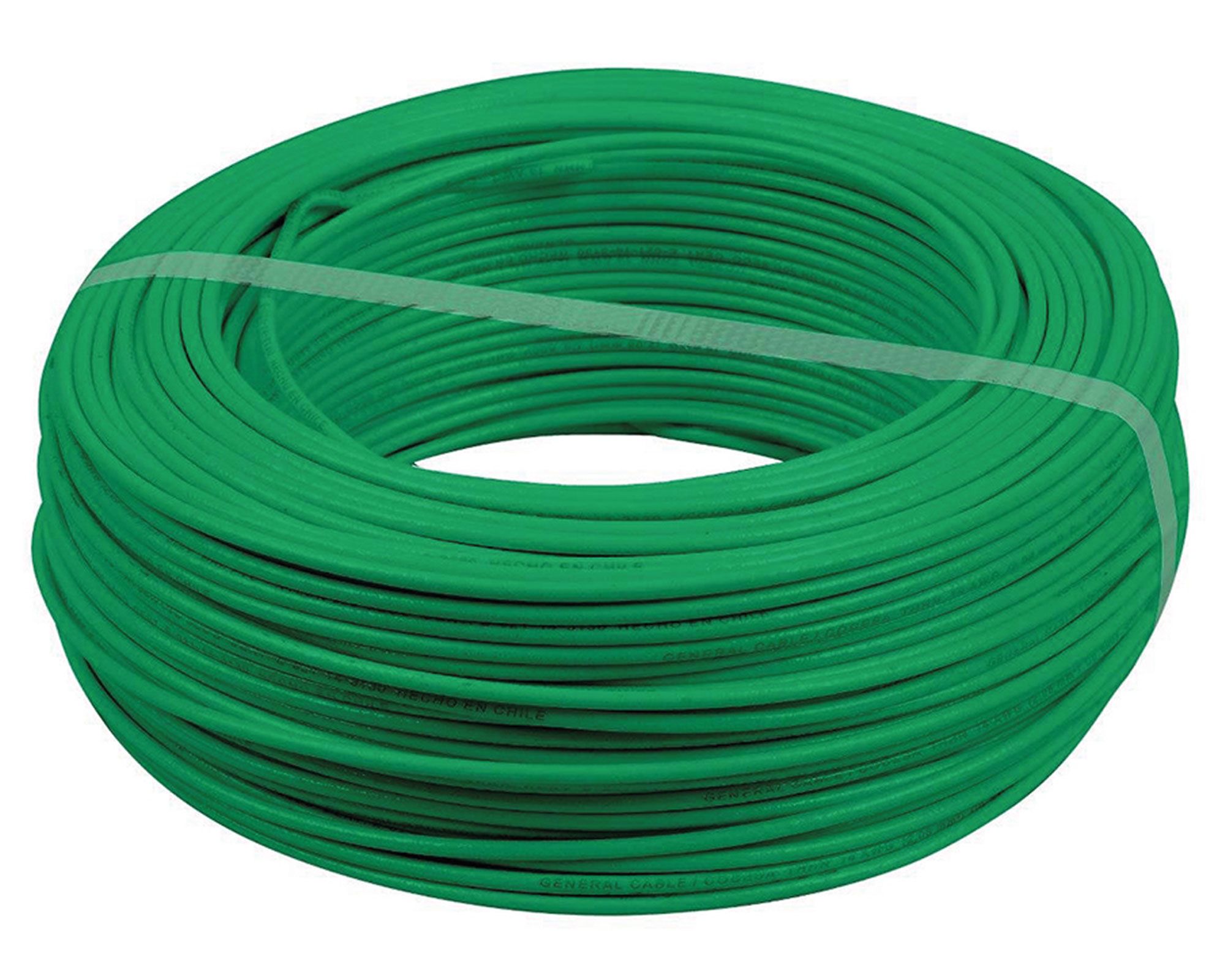 Alambre nya 1,5 mm 100 m H07V-U verde Cocesa
