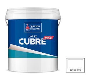 Latex Cubre Mas blanco 3.4 litros