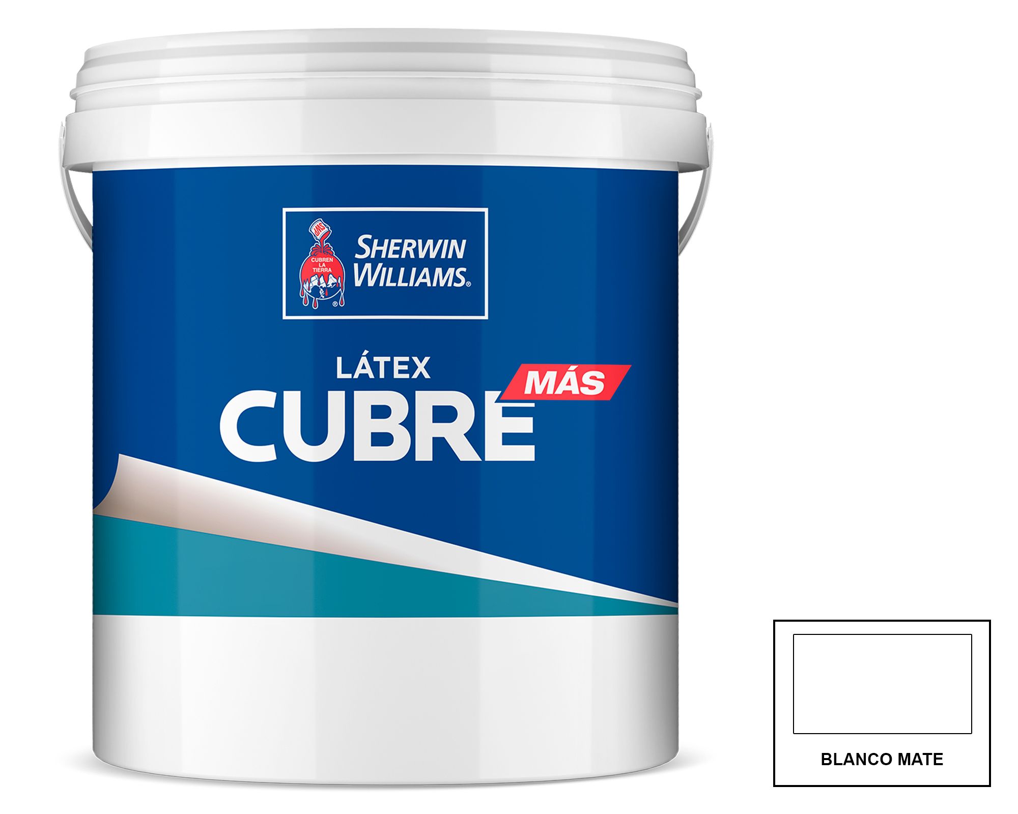 Latex Cubre Mas blanco 3.4 litros