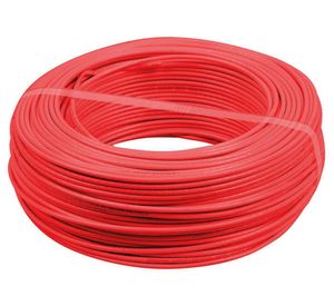 Alambre nya 1,5 mm 50 m H07V-U rojo Cocesa