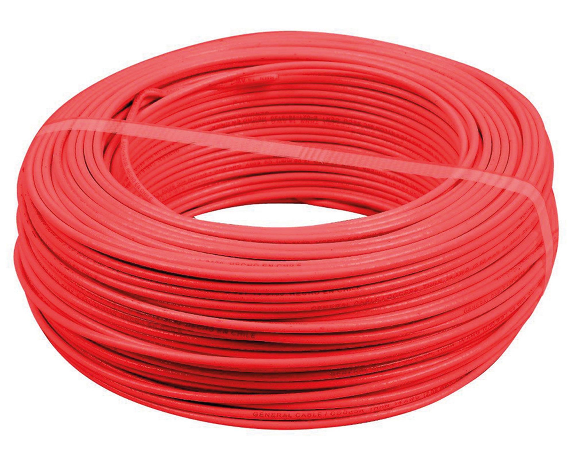 Alambre nya 1,5 mm 50 m H07V-U rojo Cocesa