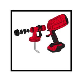 Pistola pintar inalámbrica TC-SY 18/60 Li-Solo Einhell