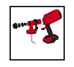 Pistola pintar inalámbrica TC-SY 18/60 Li-Solo Einhell