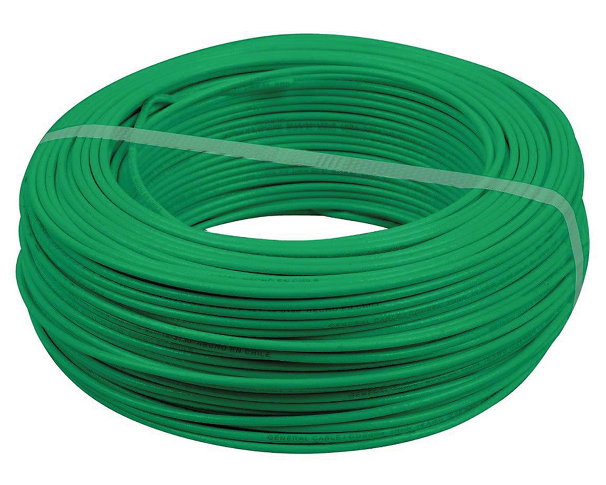 Alambre nya 2,5 mm 50 m H07V-U verde Cocesa