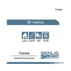 Alambre nya 1,5 mm 50 m H07V-U blanco Cocesa