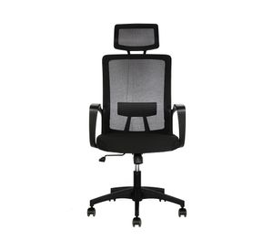 Silla de escritorio Happy cabecero negro One Sit