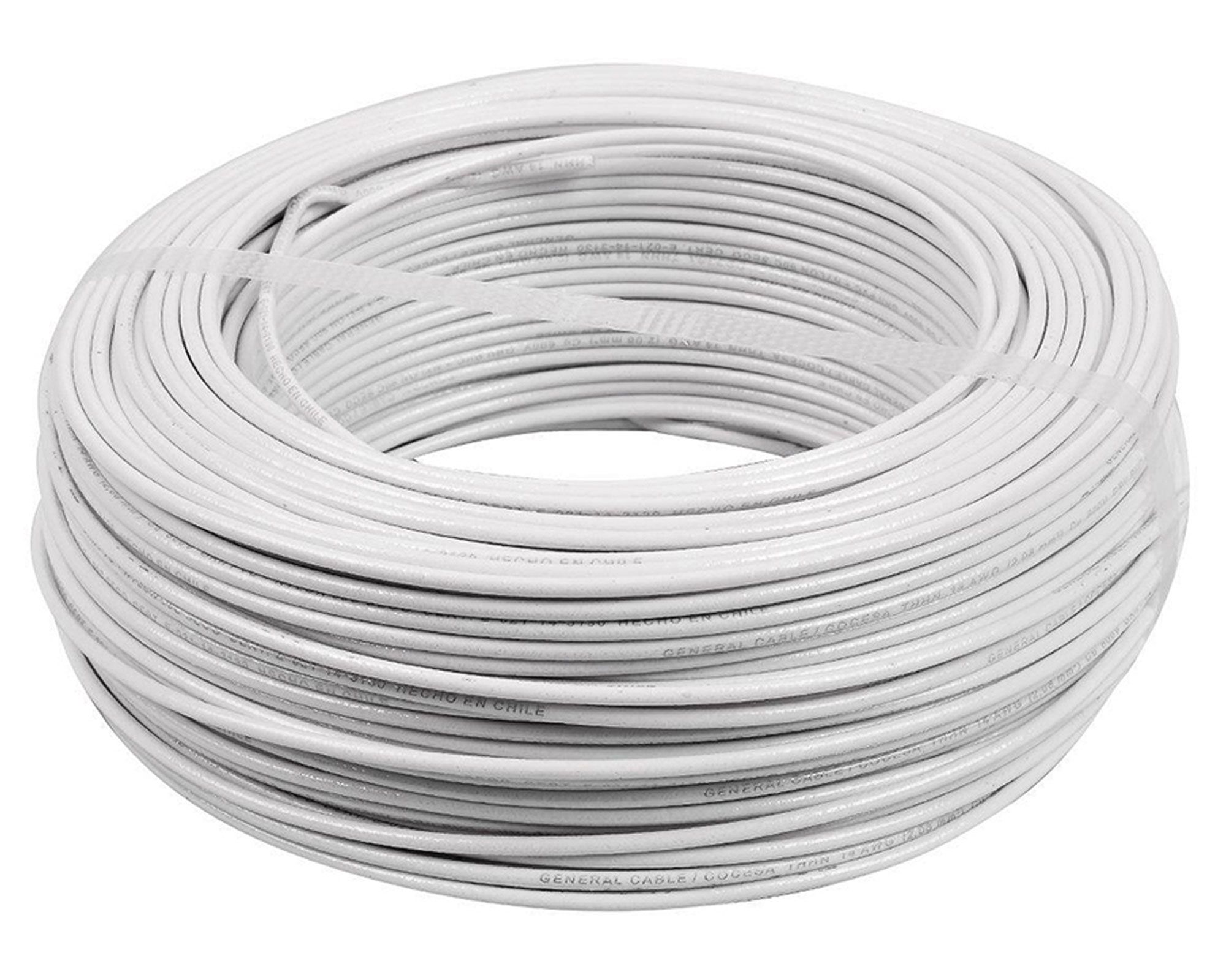 Alambre NYA 2,5 mm 100 m H07V-U blanco Cocesa