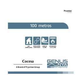 Alambre NYA 2,5 mm 100 m H07V-U blanco Cocesa