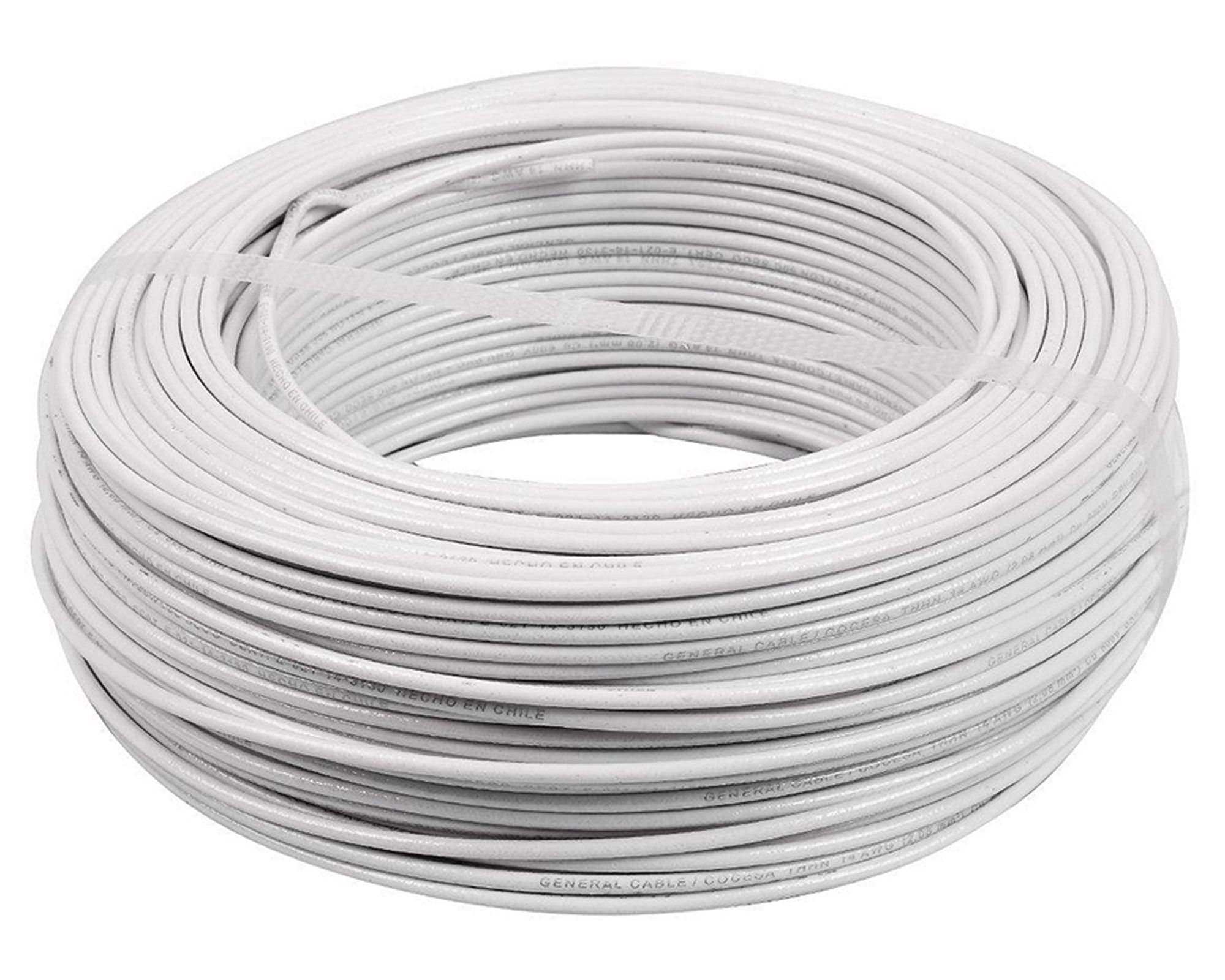 Alambre nya 1,5 mm 100 m H07V-U blanco Cocesa
