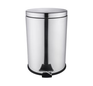 Basurero 11.2 litros pedal cromado Cotidiana.