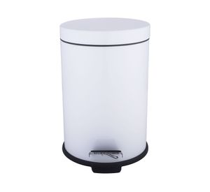 Basurero 2.8 litros pedal blanco Cotidiana.