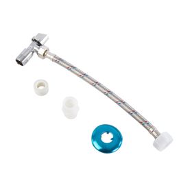 Flexible llave 1/2 x 7/8'' angular 30cm Flustem.