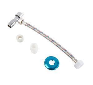 Flexible llave 1/2 x 7/8'' angular 30cm Flustem.