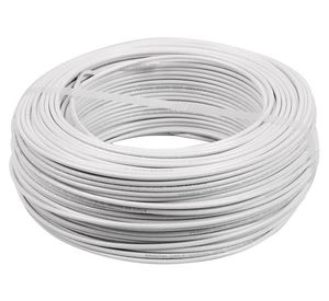 Alambre nya 2,5 mm 50 m H07V-U blanco Cocesa