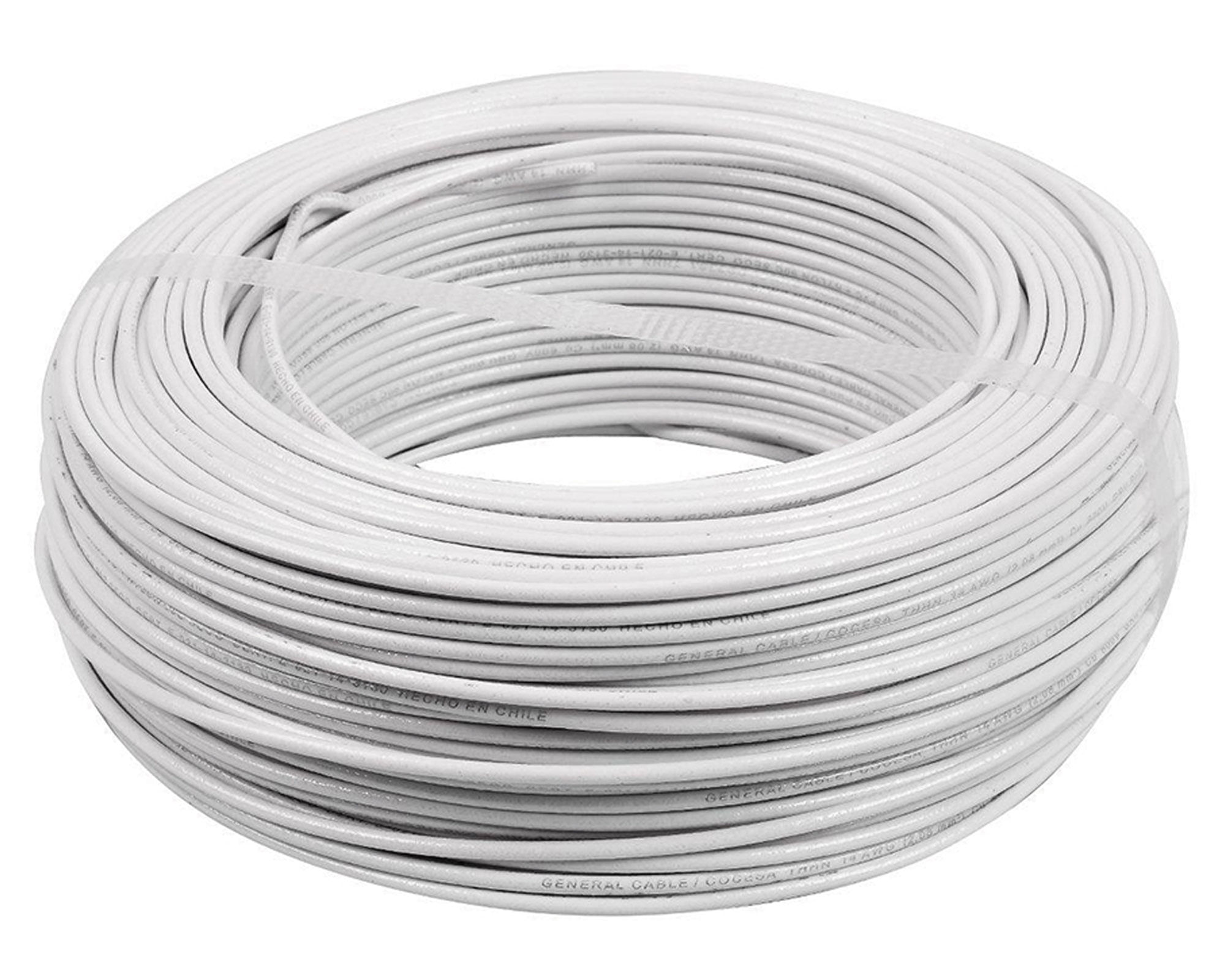 Alambre nya 2,5 mm 50 m H07V-U blanco Cocesa