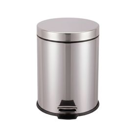 Basurero 5 litros pedal cromado Cotidiana.