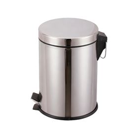 Basurero 5 litros pedal cromado Cotidiana.