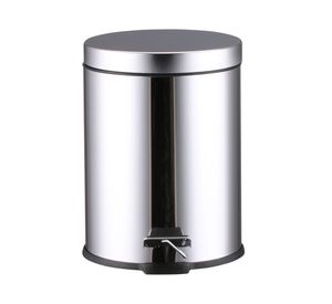 Basurero 5 litros pedal cromado Cotidiana.