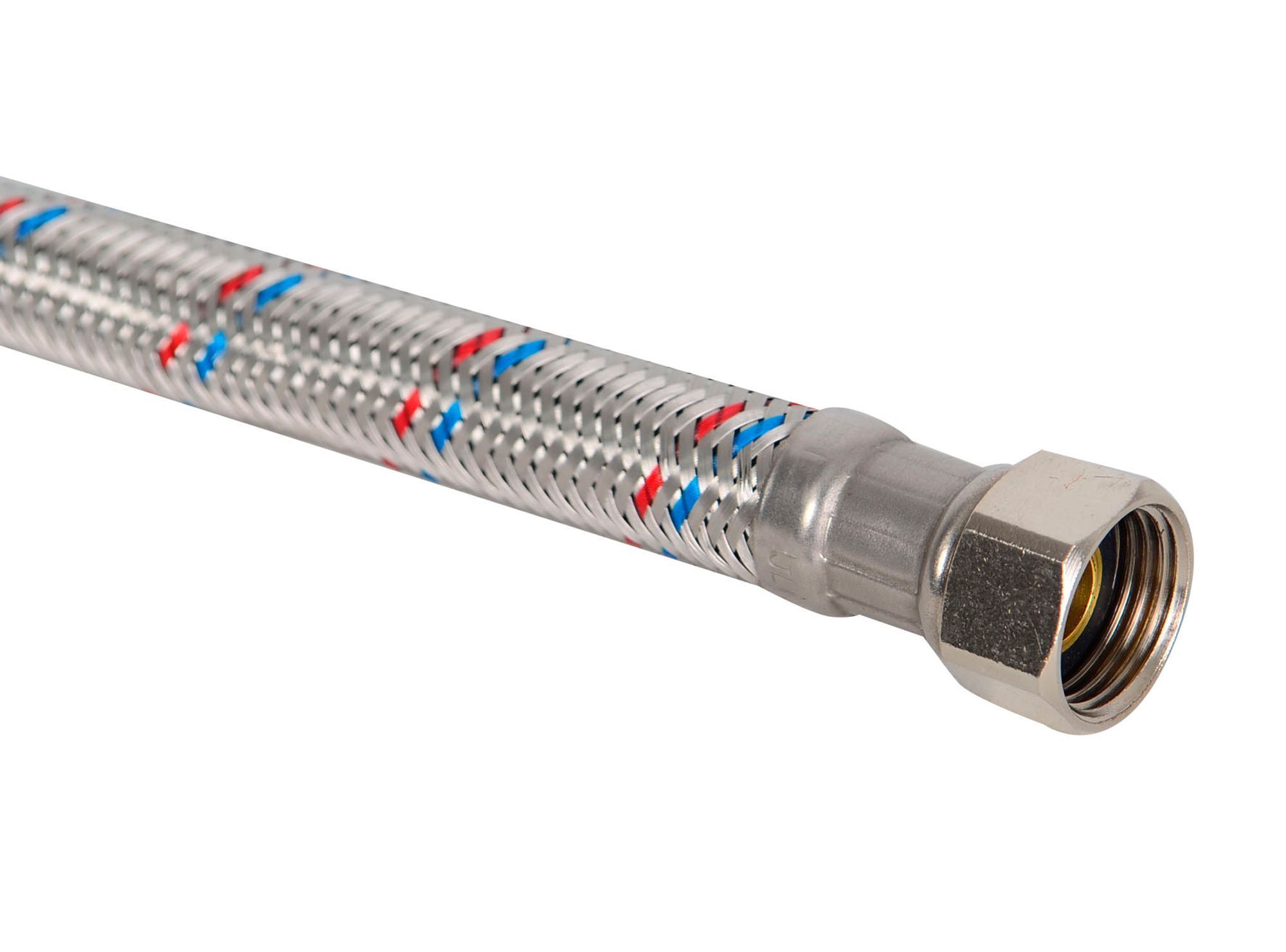 Flexible inox calefont 1/2X1/2 hi 30cm  Flustem