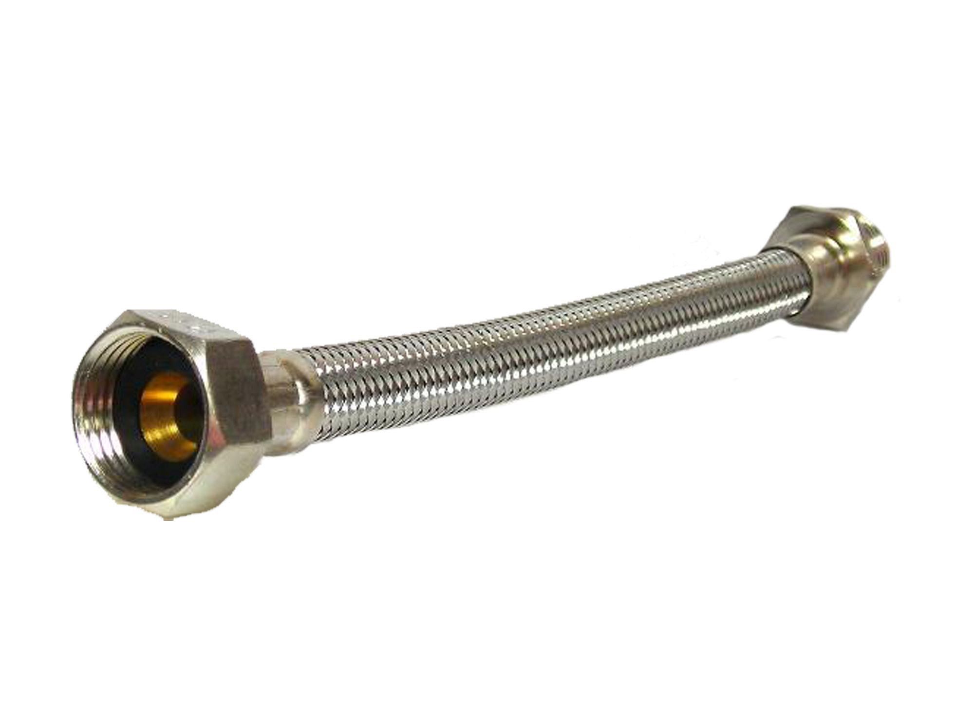 Flexible acero inoxidable calefont 1/2 hi x 1/2 he 20cm Flustem
