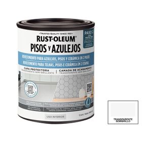 Protector de Piso y azulejos transparente semi brillante 946 ml