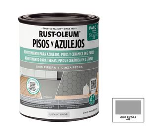Pintura para Piso y azulejos gris piedra 946 ml
