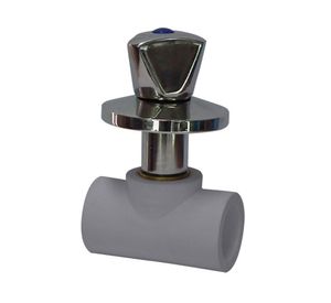 Llave de paso 20 mm cromado Hoffens