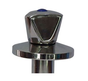 Llave de paso 20 mm cromado Hoffens