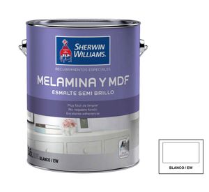 Esmalte sintético Melamina/MDF blanco semi brillante 3.6 lt