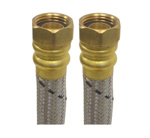 Flexible para calefont 1/2'' Hi x 1/2 HI 30 cm Coflex