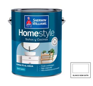 Esmalte al agua Home style 1 GL blanco semi satín