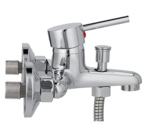 Monomando de tina ducha 11x21x16 cm Oregon gris Plumber