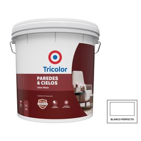 Látex paredes y cielos 4 galones Blanco perfecto Mate