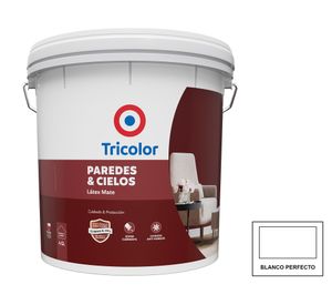 Látex paredes y cielos 4 galones Blanco perfecto Mate