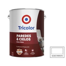 Látex paredes y cielos 1 galón Blanco perfecto Mate