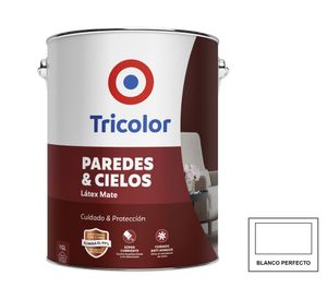 Látex paredes y cielos 1 galón Blanco perfecto Mate