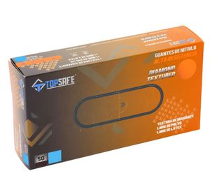 Guante de nitrilo texturizado XL 50 uni