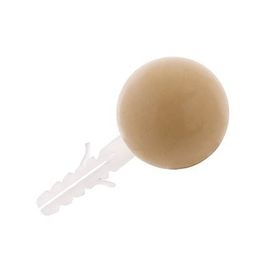 Tope puerta esférico 35 mm beige Dvp