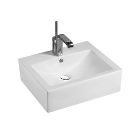 Lavamanos sobreponer 51,5x42 cm blanco Vessanti